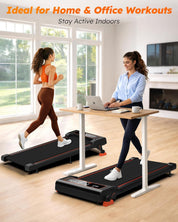 Walking Pad Treadmill with Incline 9% & Decline -4%